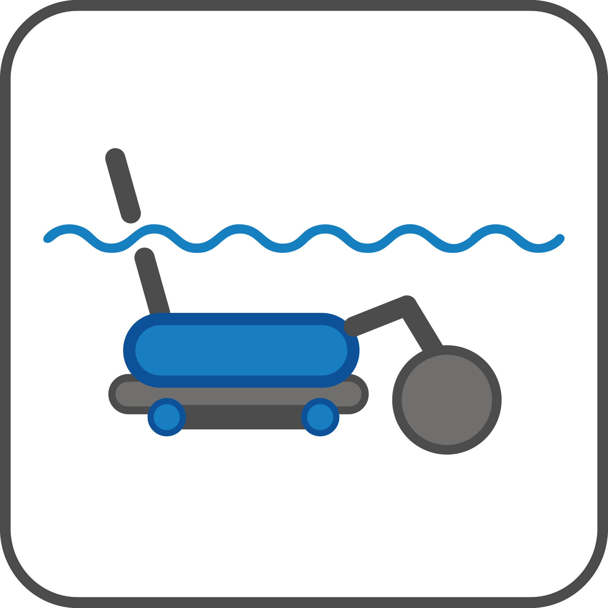 Pulizia con rov subacqueo