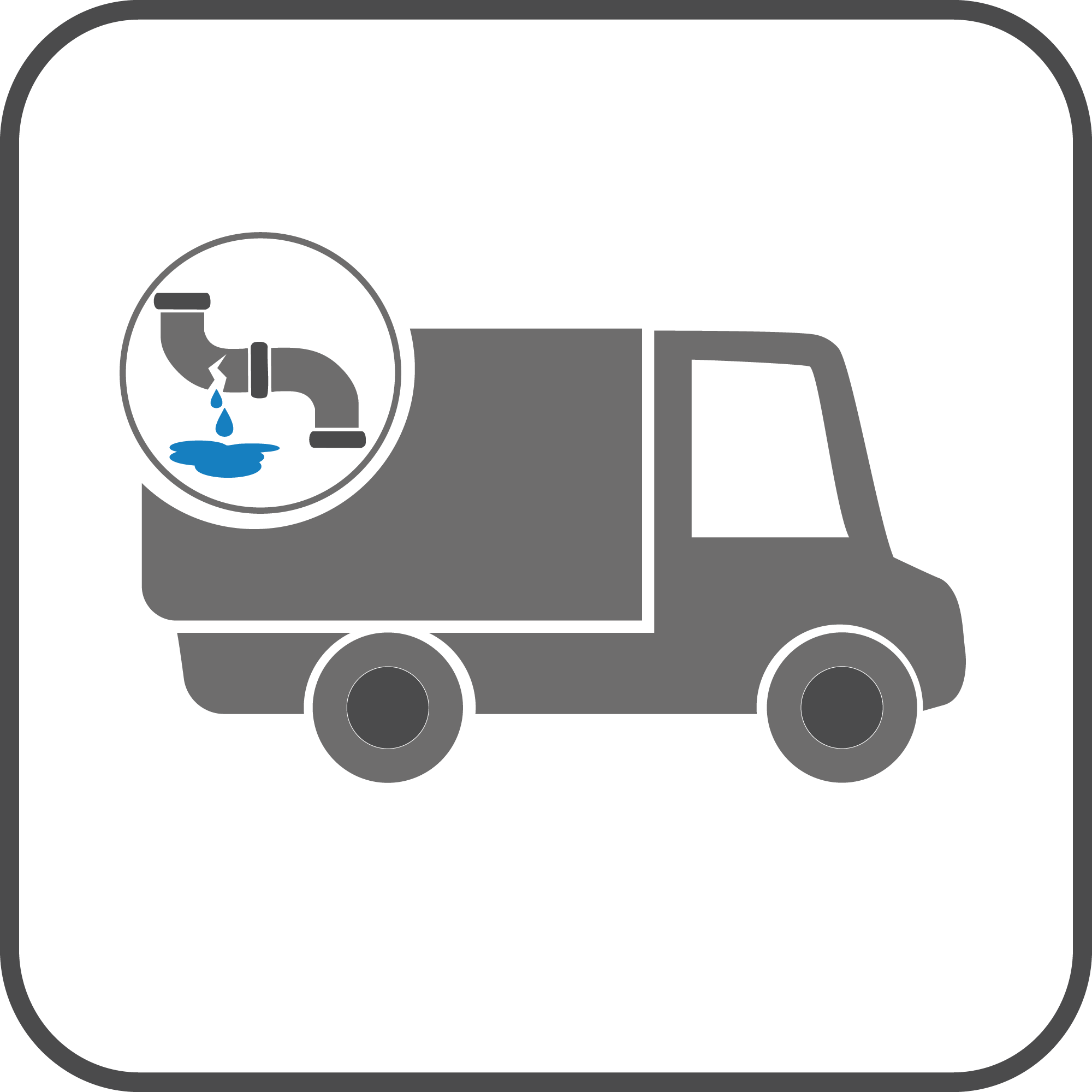 Unità mobile per il risanamento fognario